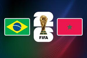 世界杯-巴西vs摩洛哥首发：内马尔伤缺，维尼修斯、阿什拉夫先发