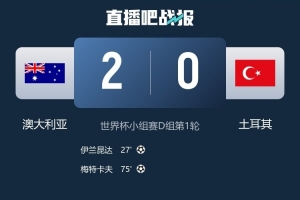 形势一片大好，TA预测澳大利亚有84%的概率进入本届世界杯32强